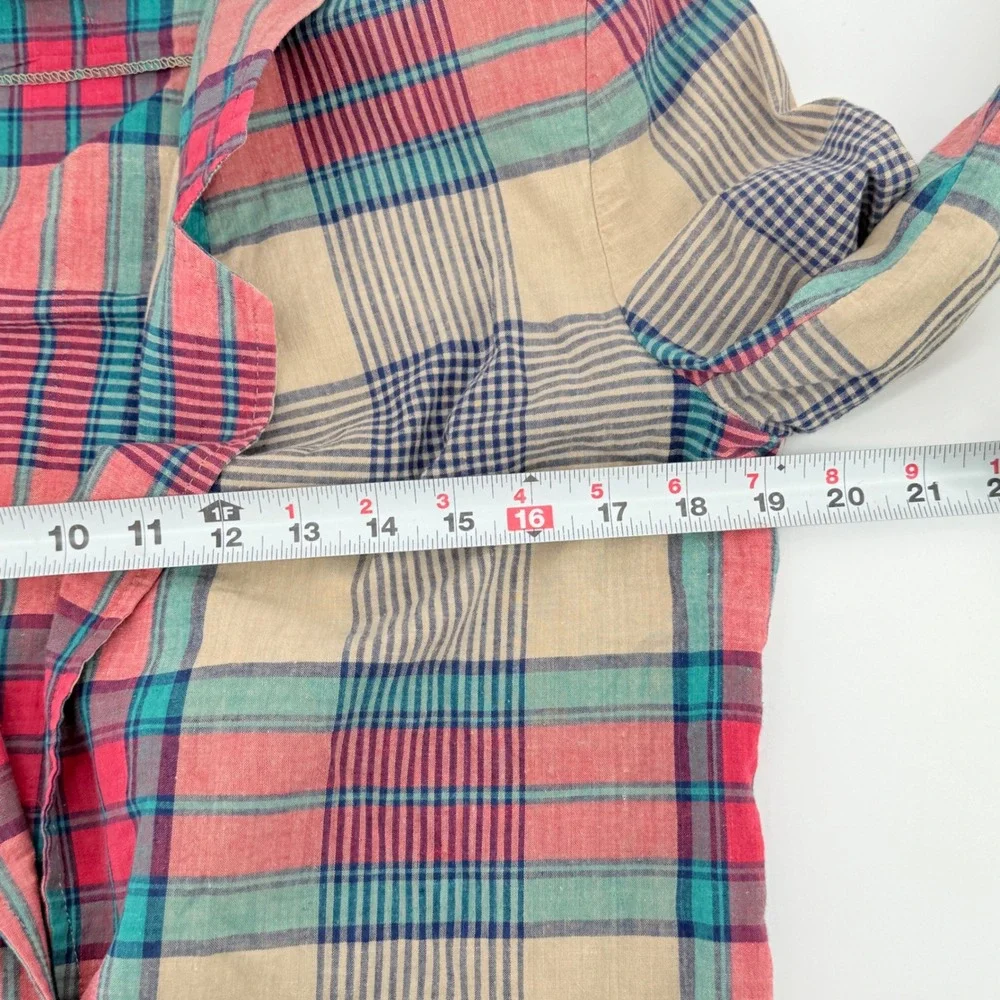 Vintage Country Suburbans Plaid Blazer USA‎ Made Casual Career One Button sz10